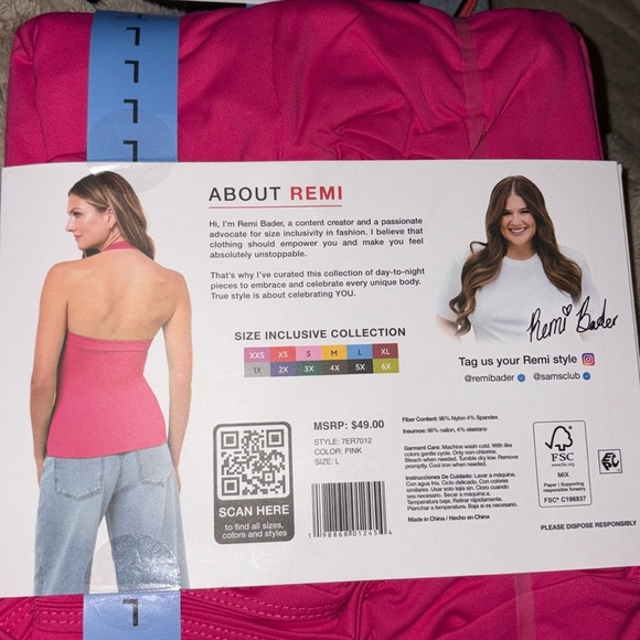 Edited by Remi Bader Women's Halter Top - Picture 5 of 6